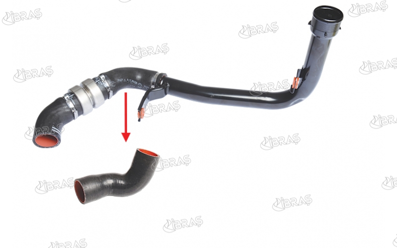 Турбо маркуч - IBR 14871 за FIAT, PEUGEOT, CITROEN
